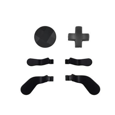Imagem de 6Pcs One Elite Metal Paddles D-Pad Replacement for Xbox One Elite Series 2, Stainless Steel Paddles for Xbox One Elite Series 2 Core , Interchangeable Paddles D-Pad for Xbox One Elite Series 1(Black)