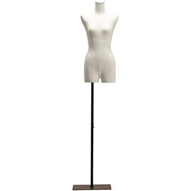 Imagem de Manequim de Costureira Feminino Feminino Manequim de Alfaiate Designers de Moda Manequins Estudantes de Moda Exibem Busto com Pés de Metal para Vestuário Joalheria Manequim Masculino de Cost