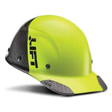 Imagem de LIFT Safety Boné de fibra de carbono DAX Fifty 50 estilo Hardhat compatível com ANSI 6 pontos