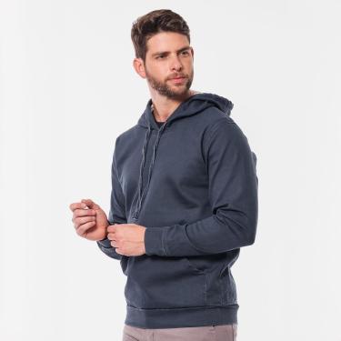 Imagem de Blusa Sarja Masculina Bolso Canguru Capuz Estilo Moletom-Masculino