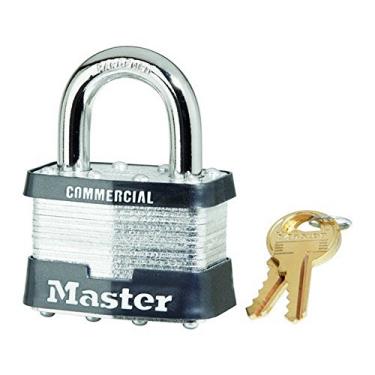 Imagem de Master Lock cadeado 5 cm de di metro. 1 caixa de a o Ka, dois/caixa