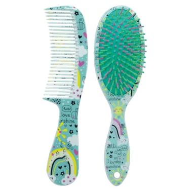 Imagem de Marco Boni Kit Escova E Pente - Linha Little Fun 0604B Cores Sortidas 2 Itens