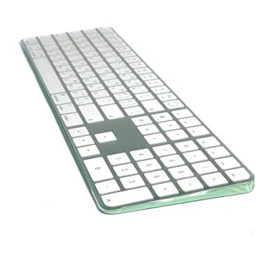 Imagem de Kiss Cover para teclado/capa de controle para iMac Apple teclado mágico sem fio com teclado numérico e Touch ID [pacote com 2] - cobertura completa protege Touch ID à prova d'água fácil de limpar