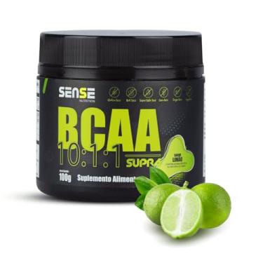 Imagem de BCAA Supra 10:1:1 - Sabor Limão - 100g - Suporte para Treinos Intensos Aminoácidos essenciais