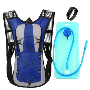 Imagem de Mochila De Hidratação Corrida Impermeável Bike Com Relógio - Guceer, A