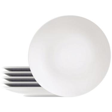 Imagem de Jogo de Pratos Redondo de Porcelana Branco Raso - Tramontina Sophia 6 