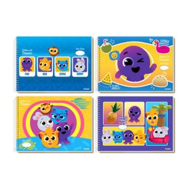 Imagem de Caderno De Desenho 80 Folhas Bolofofos - Credeal