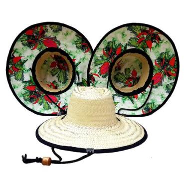 Imagem de Chapéu De Palha Surf Com Forração Interna Moda Praia Unisex - Sensibil