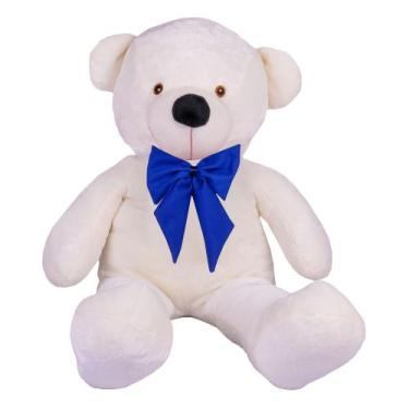 Imagem de Urso Teddy Gigante 1,40M LuckBaby - 226 - ThamyBaby, Baunilha azul