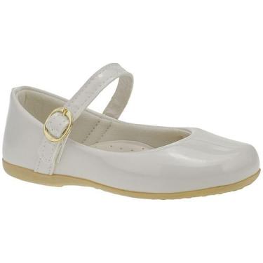 Imagem de Sapatilha Infantil Basica Verniz Off White Menina 3001 - B2A Kids, 32,