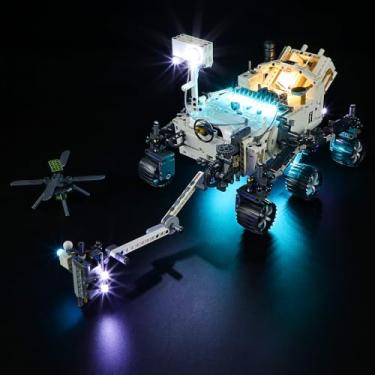 Imagem de YEABRICKS Kit de luzes LED para-42158 Technic NASA Mars Rover Perseverance modelo de blocos de construção (excluindo o kit de construção)