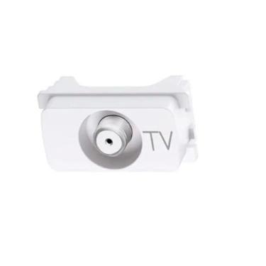 Imagem de Módulo Tomada  Antena TV Coaxial 75 Ohms Branco ZEFFIA - Pial Legrand