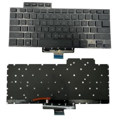 Imagem de WFSZBP Substituição de teclado retroiluminado para laptop ASUS ROG Zephyrus G15 GA503 GA503Q GA503QS GA503QR GA503QM e ROG Zephyrus M16 GU603 GU603H Series, ROG Zephyrus G15 GA503 RGB Backlit Keyboad
