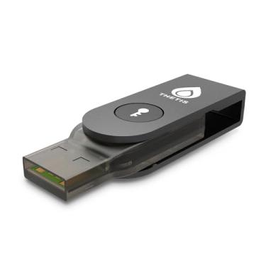 Imagem de Thetis Dispositivo de chave de segurança FIDO2 Pro-A com USB A e NFC, aplicativo autenticador TOTP/HOTP, autenticação de dois fatores FIDO 2.0 MFA 2FA, funciona com
