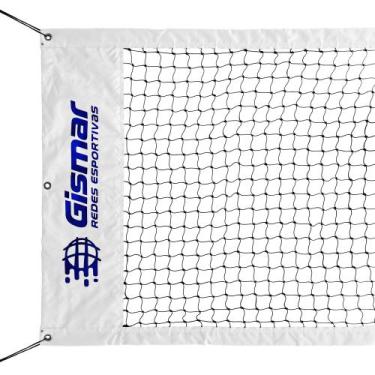 Imagem de Rede de Beach Tennis Oficial Pro Branca - Gismar Redes