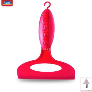 Imagem de Rodinho de Pia Cozinha Rodo Seca Pia Plasutil, Vermelho