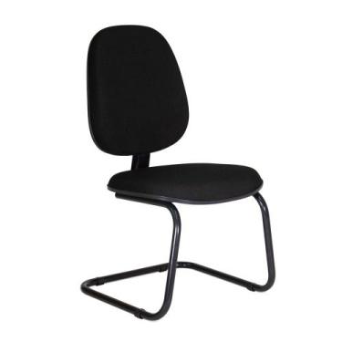 Imagem de Cadeira Gerente Turim Pé Continuo - Flex Cadeiras, Preto