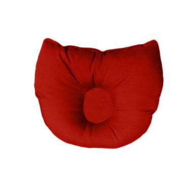 Imagem de Travesseiro Plagiocefalia Para Bebe Cabeça Chata - Happy Line, Vermelh