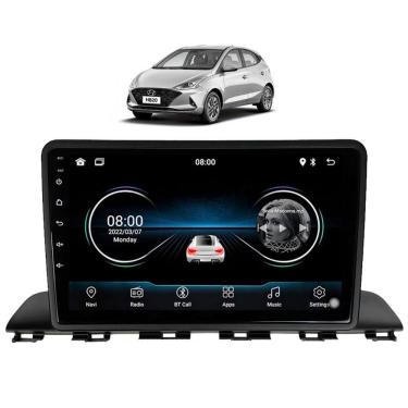 Imagem de Kit Multimidia Hb20 2020 / 2024 Carplay AndroidAuto 9 Pol - Roadstar 908BR