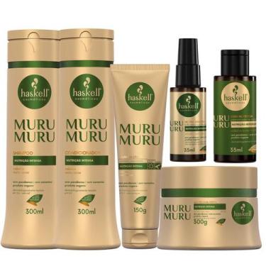 Imagem de Kit Completo 6 Produtos Haskell Murumuru Vegano Nutrição Máx