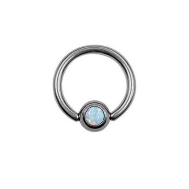 Imagem de Piercing Titânio Captive com Opala - Animo Shop