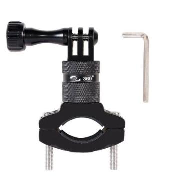 Imagem de Suporte Guidão de Bike para GoPro e Câmeras Similares em Alumínio 360º
