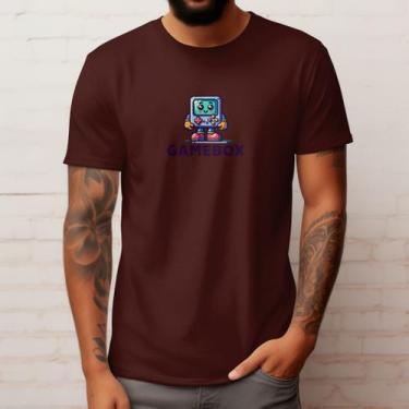 Imagem de Camiseta Masculina Casual Gamebox Polo Blu em Algodão Leve do P ao G1,