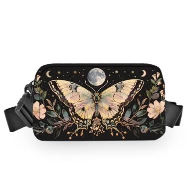 Imagem de Pochete para mulheres e homens, bolsa de cinto, impermeável, com alças ajustáveis, carteira para celular, presente para viagens, esportes, treino, Bronze, Small, Pochete