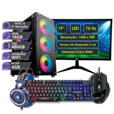 Imagem de PC Gamer MRP Informática Completo Processador Intel Core I5 3ª geração