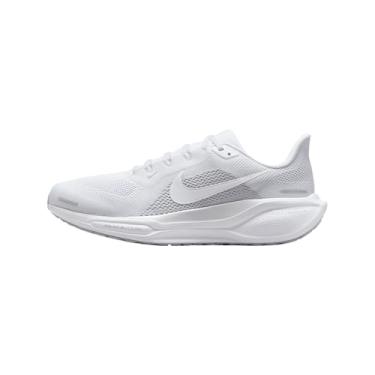 Imagem de Nike Pegasus 41 Tênis de corrida masculino, Branco/platina pura/prata metálica/branco, 38