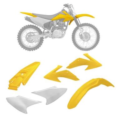 Imagem de Kit Plástico Moto Honda CRF 230 2008 2009 2010 2011 2012 2013 2014 Pro