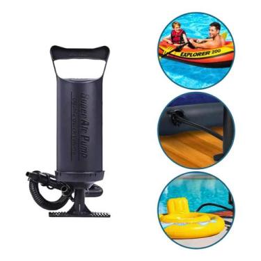 Imagem de Bomba De Ar Manual Colchão Piscina Bóia Inflável Viagem - Sun Way