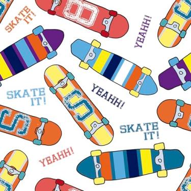Imagem de Papel De Parede 5m Adesivo Skate Skateboard Teen
