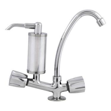 Imagem de Torneira Com Filtro De Pia Bica Alta Equation Cromada C50