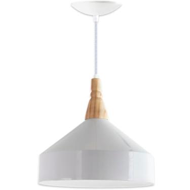 Imagem de Lustre Luminária Pendente Zara Sala Quarto Cozinha (Branco)