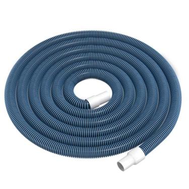 Imagem de OSMOFUZE Mangueira de aspirador de piscina, mangueira manual resistente para limpeza de piscina com manguito giratório para piscinas acima do solo e do solo, 3,5 cm x 7,5 m