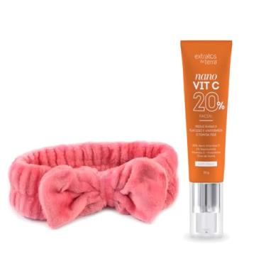 Imagem de Sérum Nano Vit C20 – Vitamina C Nanoencapsulada 20% Niacinamida para Clareamento e Antissinais + Faixa Pelúcia Para Cabelo