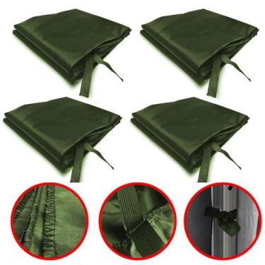Imagem de Lateral De Fechamento Parede Para Tenda Gazebo 3x3 Verde 4 Unidades - 