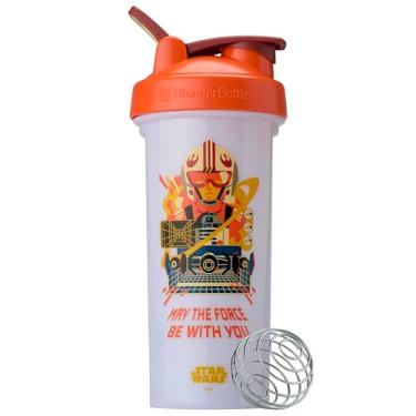Imagem de BlenderBottle Garrafa coqueteleira Star Wars Pro Series perfeita para shakes de proteína e pré-treino, May the Force Be With You, 800 ml