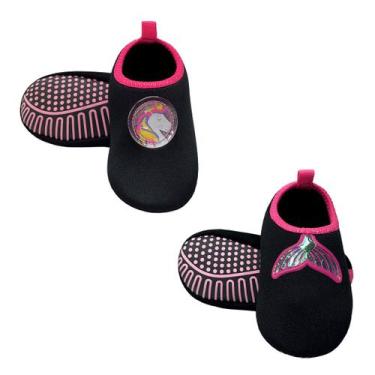 Imagem de Kit Sapatilha Infantil Antiderrapante Magicc Kids S110 S111, 25/26