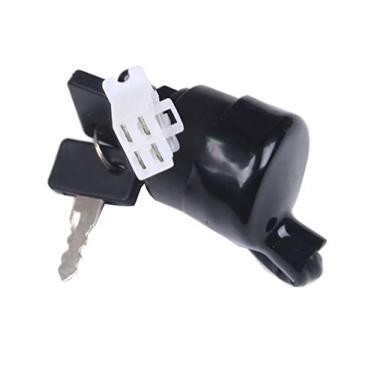 Imagem de Chaveiro de ignição com 4 pinos para modelos de carrinhos de golfe elétricos ou a gás Yamaha G14 Substitui # JN3-82510-00-00