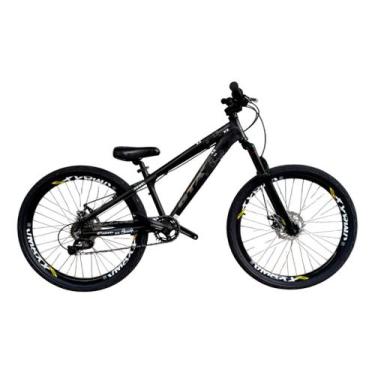 Imagem de Bicicleta 26 Gta Rebel Freeride Cor Preto Single 7v Freio a Disco Aro 