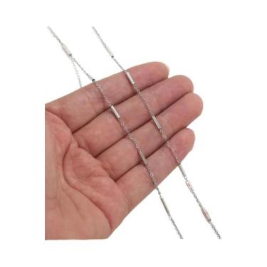 Imagem de Corrente Frisada De Aço Inoxidável De 2 Metros Para Colar DIY Pulseira
