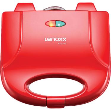 Imagem de Sanduicheira Grill Elétrica Lenoxx Easy PSD119 Vermelha 127V