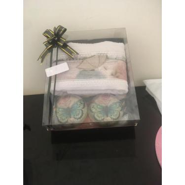 Imagem de Toalhas de rosto personalizados - Personalizados , Branco