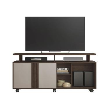 Imagem de Rack para TV até 56 Polegadas Humor JCM Móveis Café Soft/Off