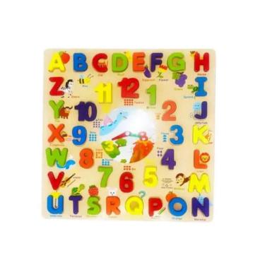 Imagem de Brinquedo de Encaixe Relógio Alfanumérico