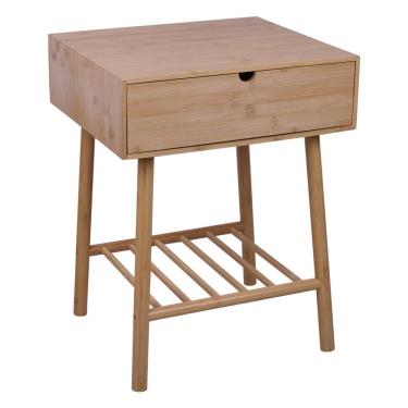 Imagem de Mesa de Cabeceira Bambu Cazza Serene 40x35x50,5cm