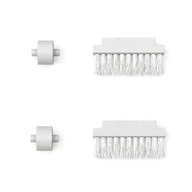 Imagem de Acessórios de aspirador de pó de piscina PC15 - Rodas de cabeça e escovas de chão