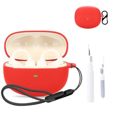 Imagem de Capa protetora para fone de ouvido Baseus Bowie MF1, capa protetora para fone de ouvido NOUKAJU (com mosquetão + cordão + caneta de limpeza) à prova de quedas, à prova de choque, capa protetora para